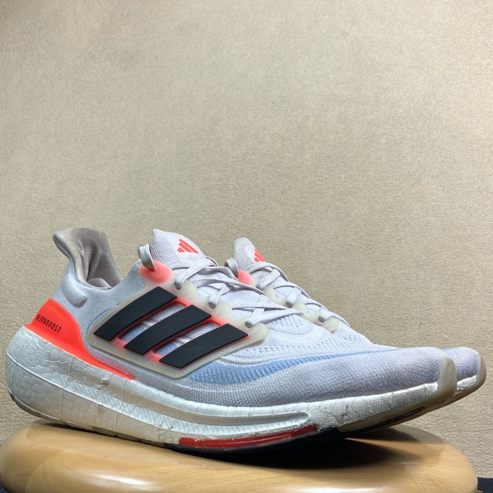 Adidas UltraBoost Light HQ6351 Solar Red Athletic Running Sneaker Shoes Men’s 13